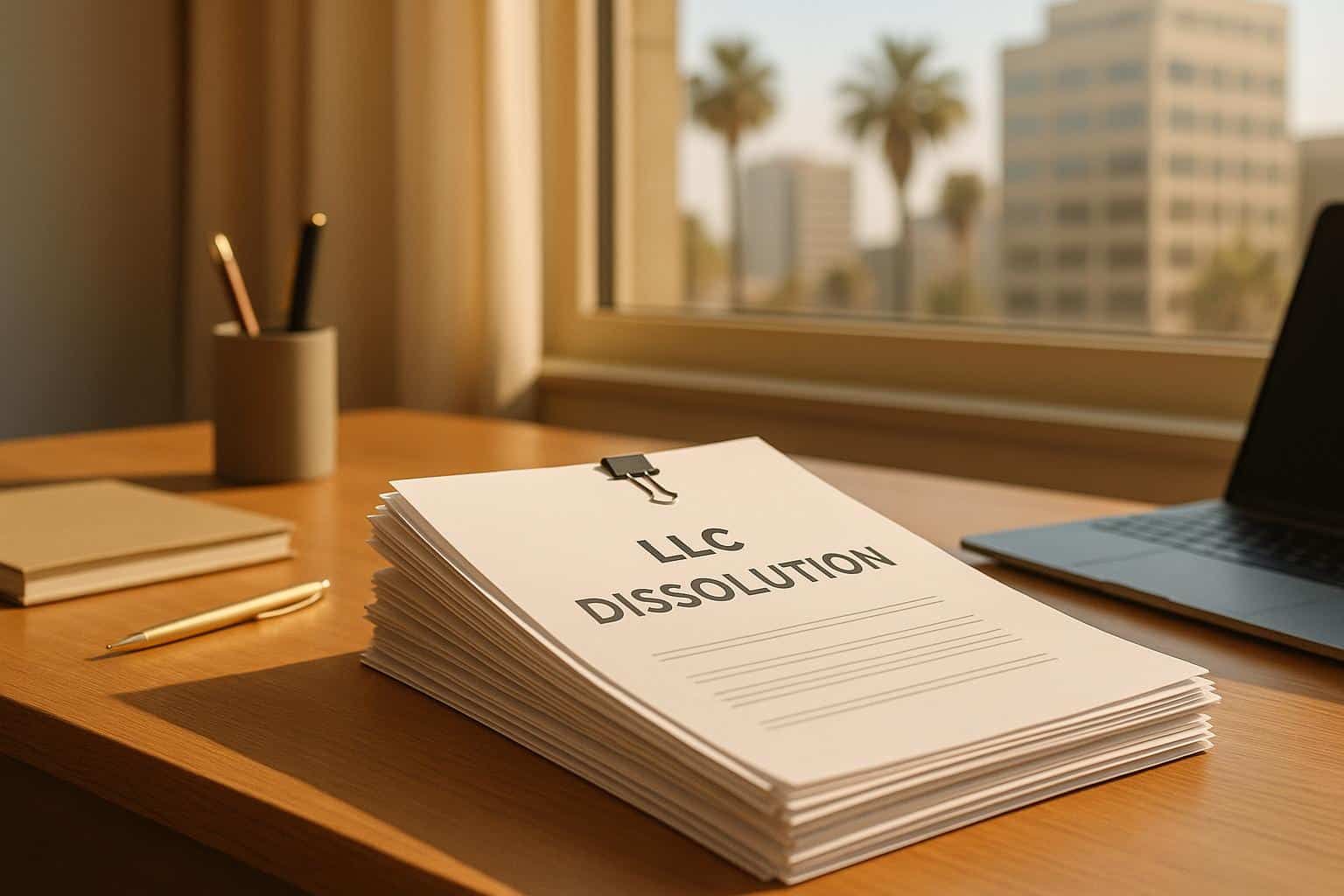 Dissolution documents - Involuntary Dissolution Of LLC