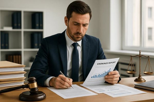 man with earning report - How To Dissolve An LLC In Oregon