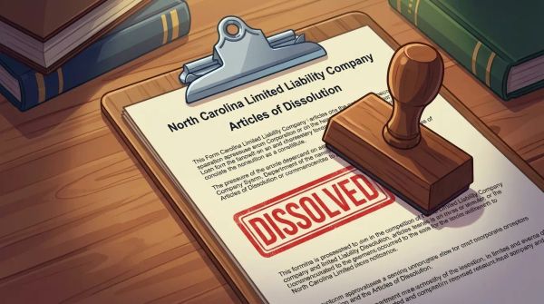 Dissolved Stamp - LLC Termination vs Dissolution