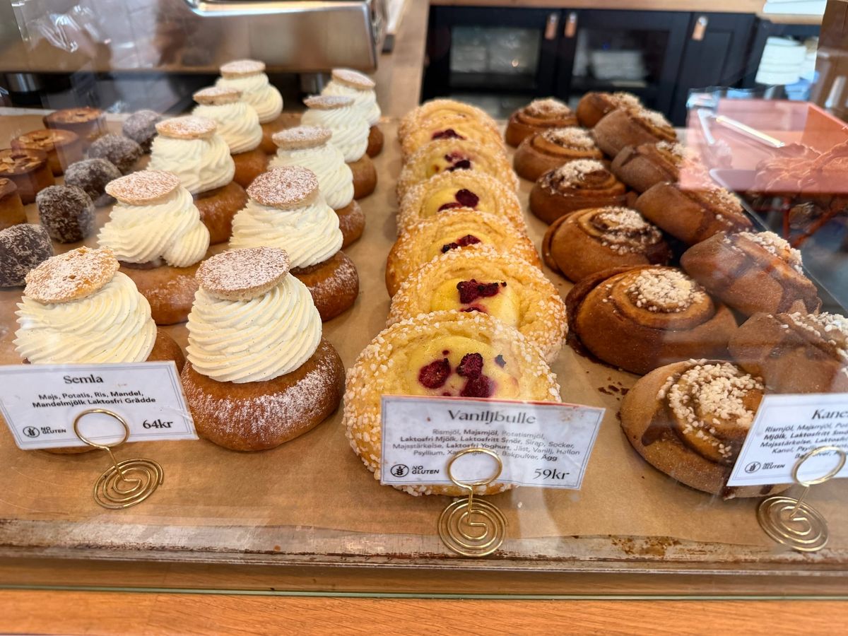 Almost everything I ate in Stockholm (Gluten Free)