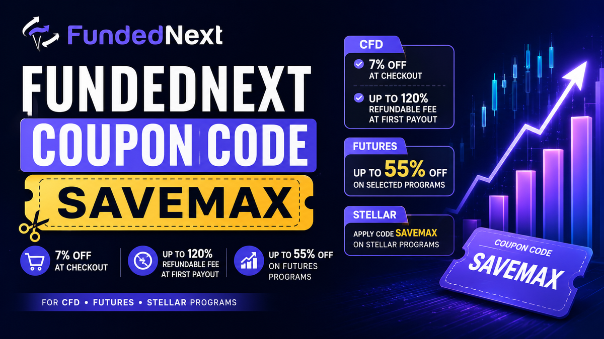 FundedNext Coupon Code 'SAVEMAX' Discount Breakdown