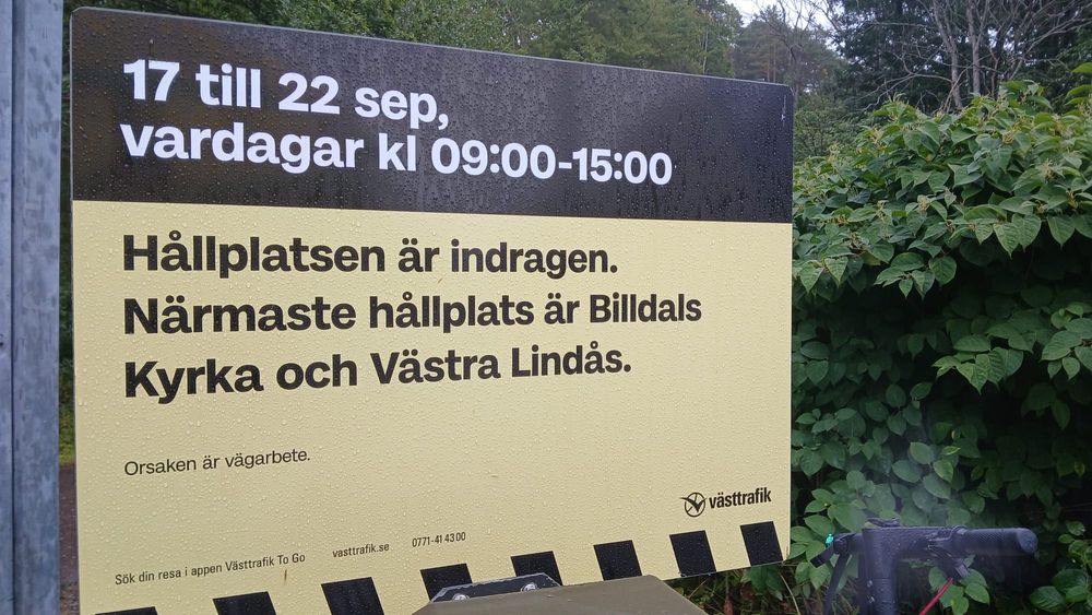 Busshållsplats drogs in – men inget vägarbete gjordes: "Olyckligt"