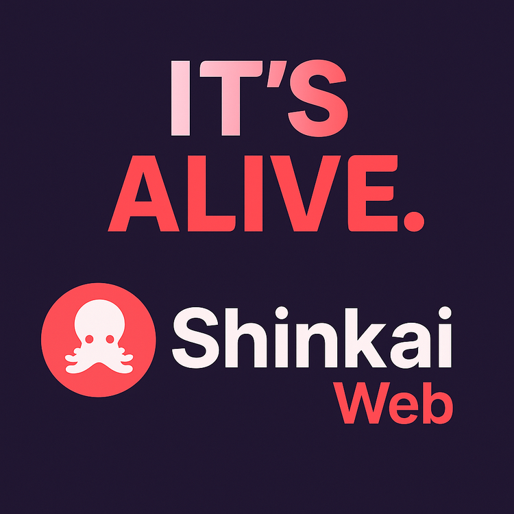 🌐 Shinkai Web It´s  Alive — Bringing Intelligence to Everyone