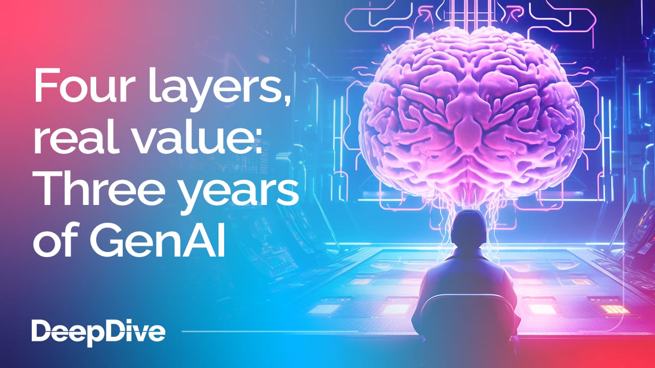 Four layers, real value: Three years of GenAI