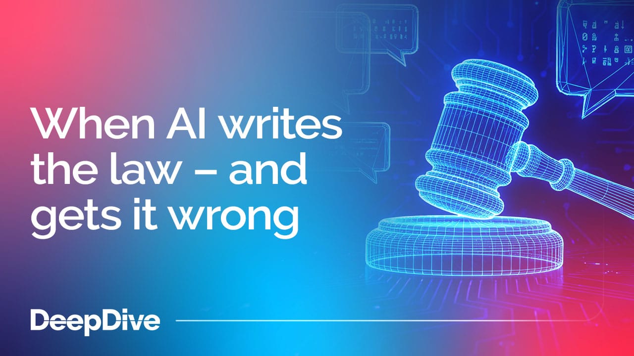 When AI writes the law – and gets it wrong