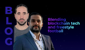 Blending blockchain tech and freestyle football