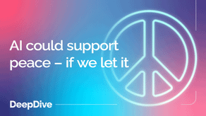 AI could support peace – if we let it