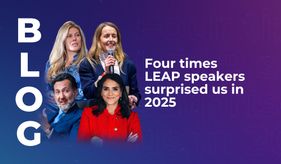 Four times LEAP speakers surprised us in 2025