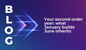 Your second-order year: what January builds, June inherits