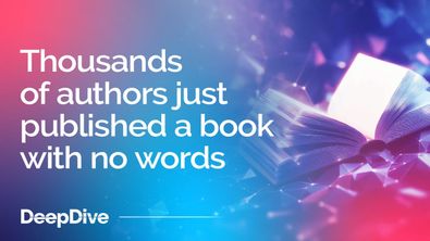 Thousands of authors just published a book with no words