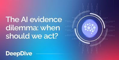 The AI evidence dilemma: when should we act?