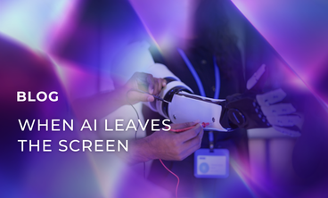 When AI leaves the screen