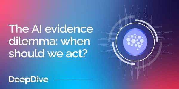 The AI evidence dilemma: when should we act?