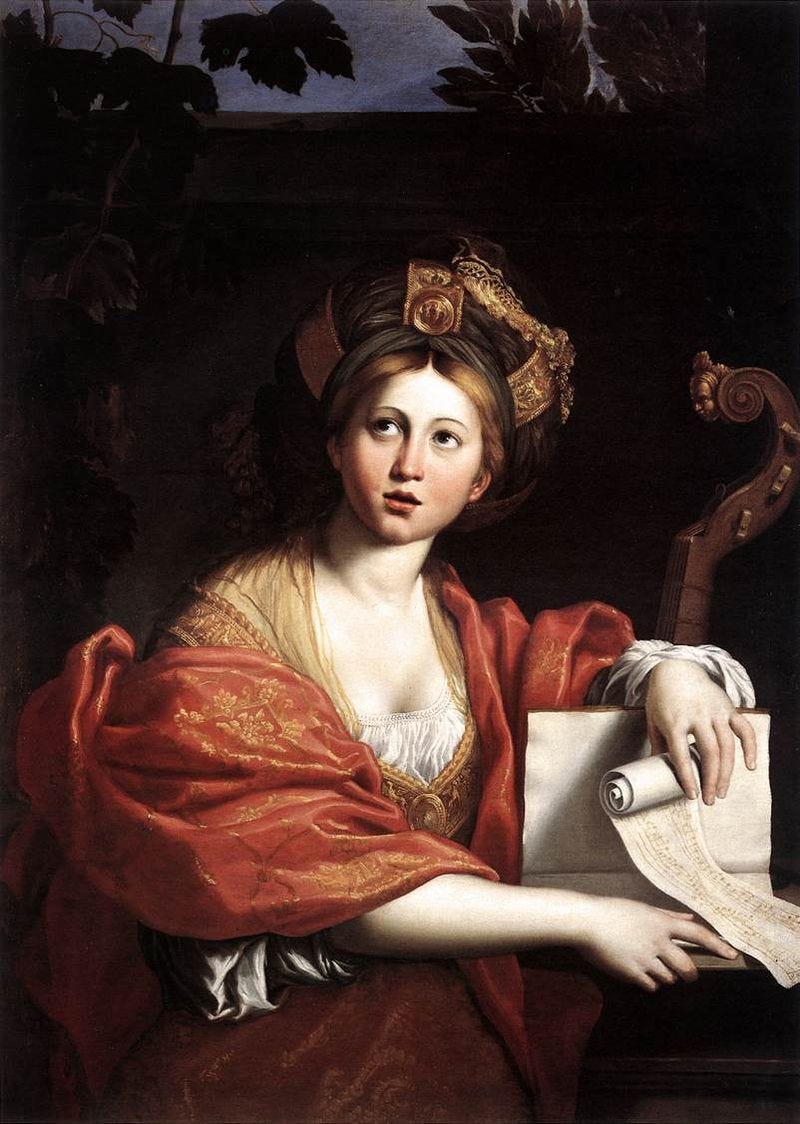 The Cumaean Sibyl, Date circa 1617, Domenichino, oil on canvas.