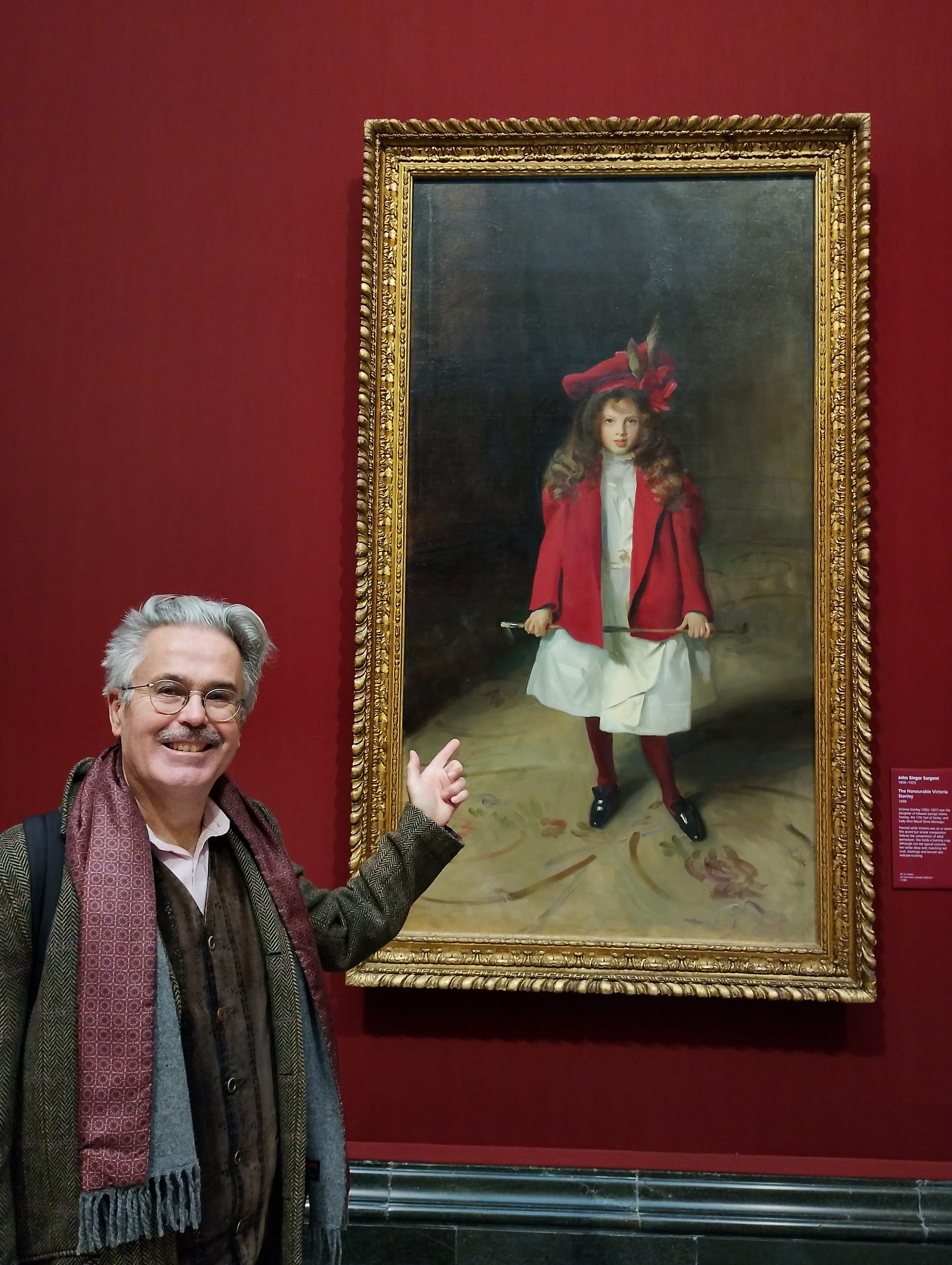 Dr Simon Wilson at the National Gallery, London (2026)