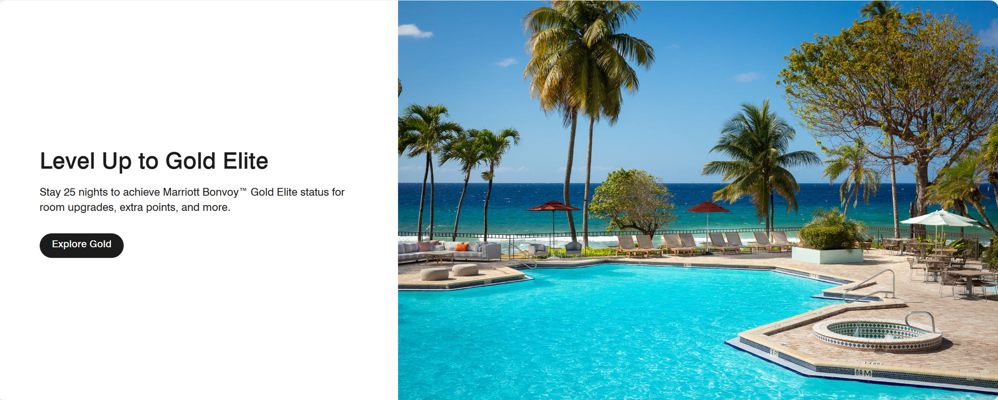 Marriott Bonvoy™ Gold Elite。(資料來源：Marriott官方網站)