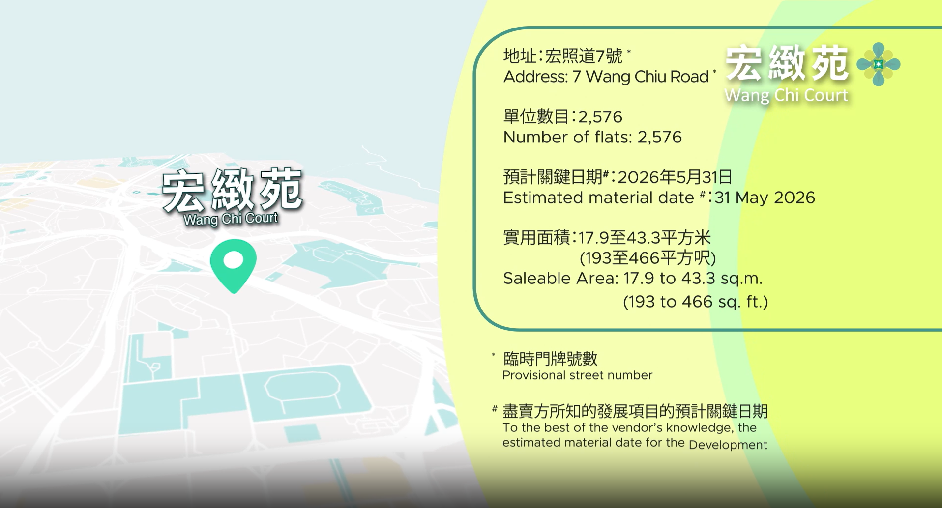 綠置居2025九龍灣宏緻苑 Wang Chi Court。(資料來源：房委會官方網站)