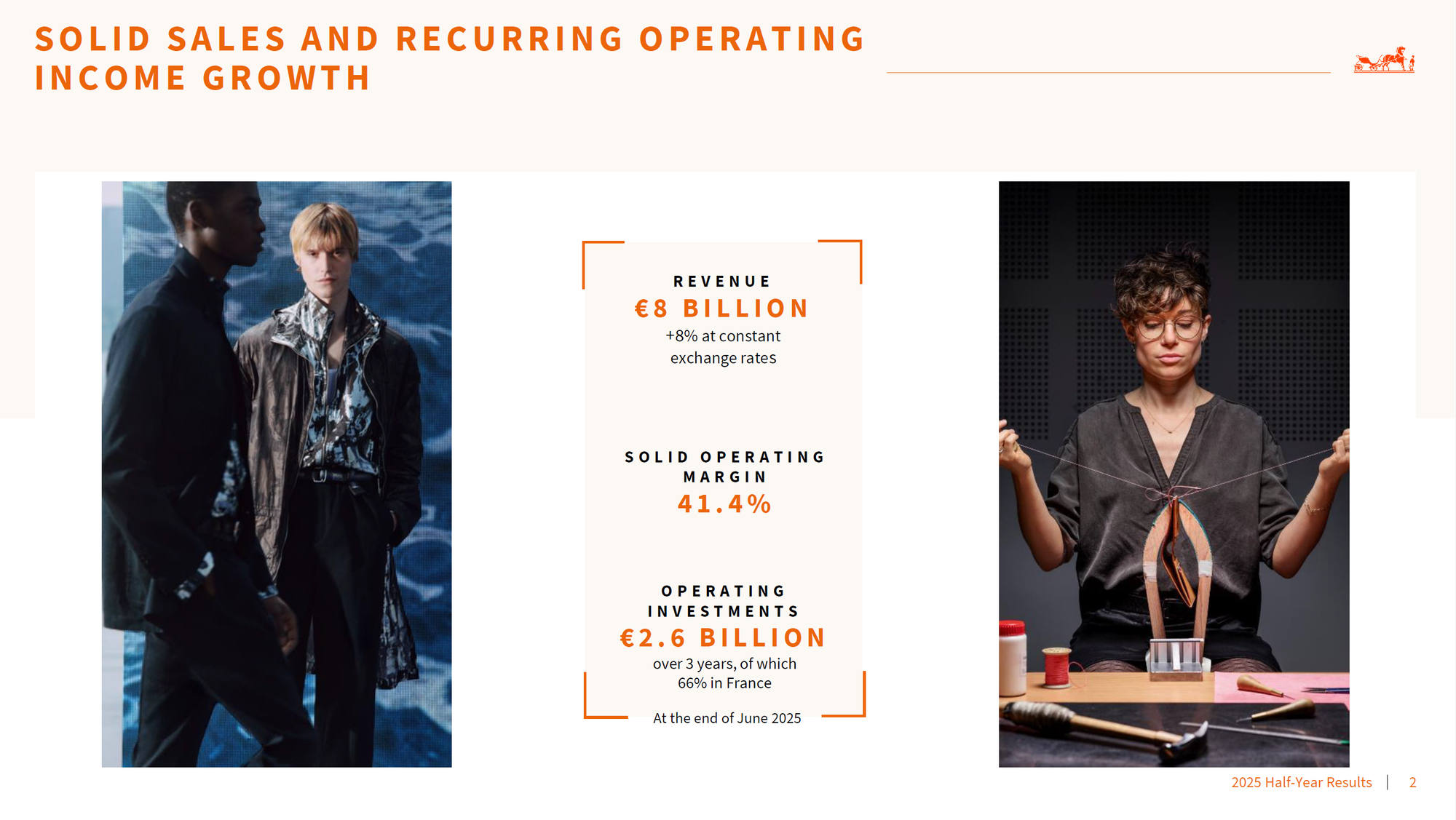 Hermès&nbsp;公布截至2025年6月底嘅半年業績。(資料來源：Hermès官方網站)
