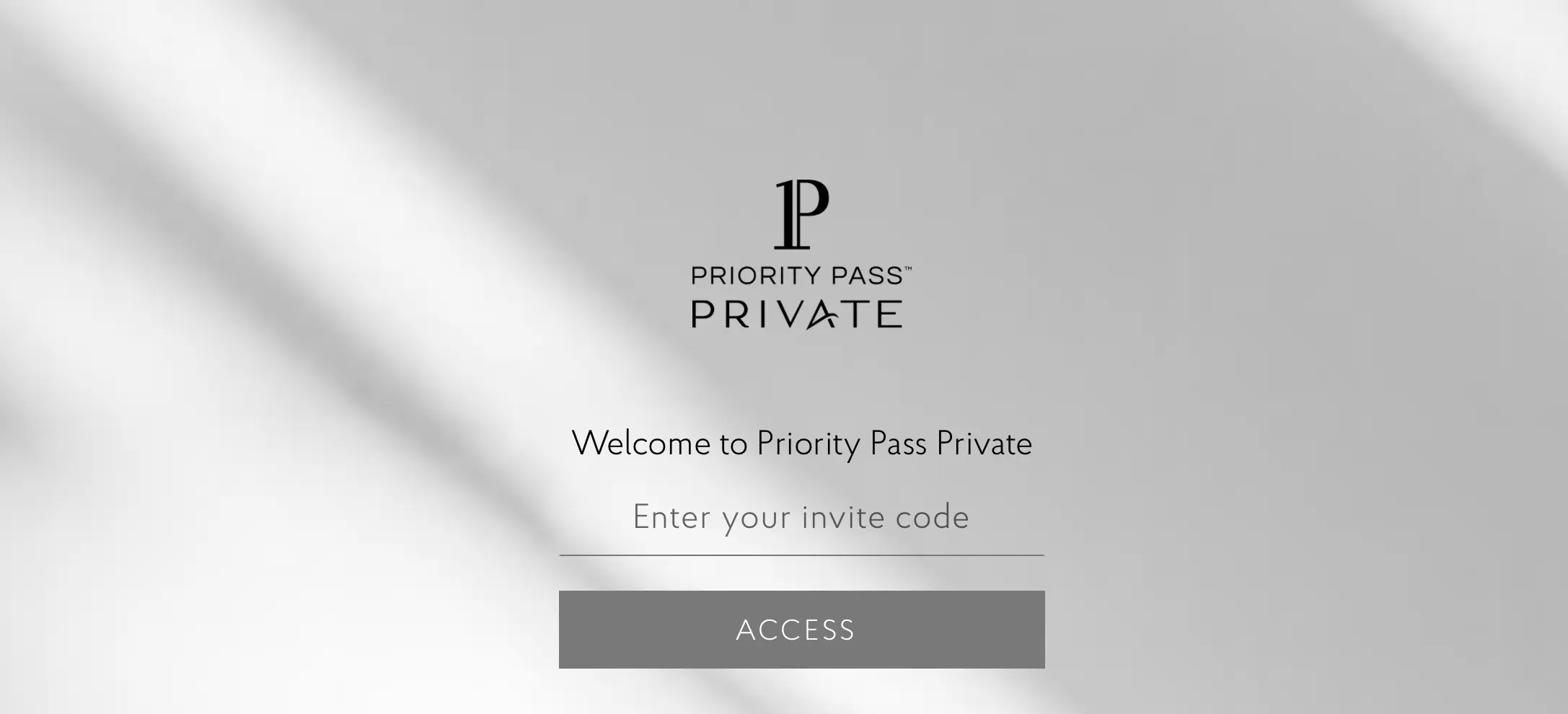 Priority Pass Private暫時僅限邀請。(資料來源:Priority Pass Private)