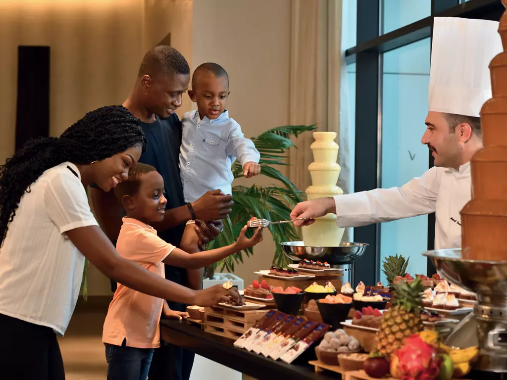 有「Chocolate Hour」等品牌活動（部分酒店會每日提供朱古力試食時段）