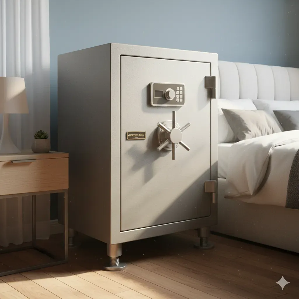 固定式保險箱能有效提升財物保護層級。設計圖片