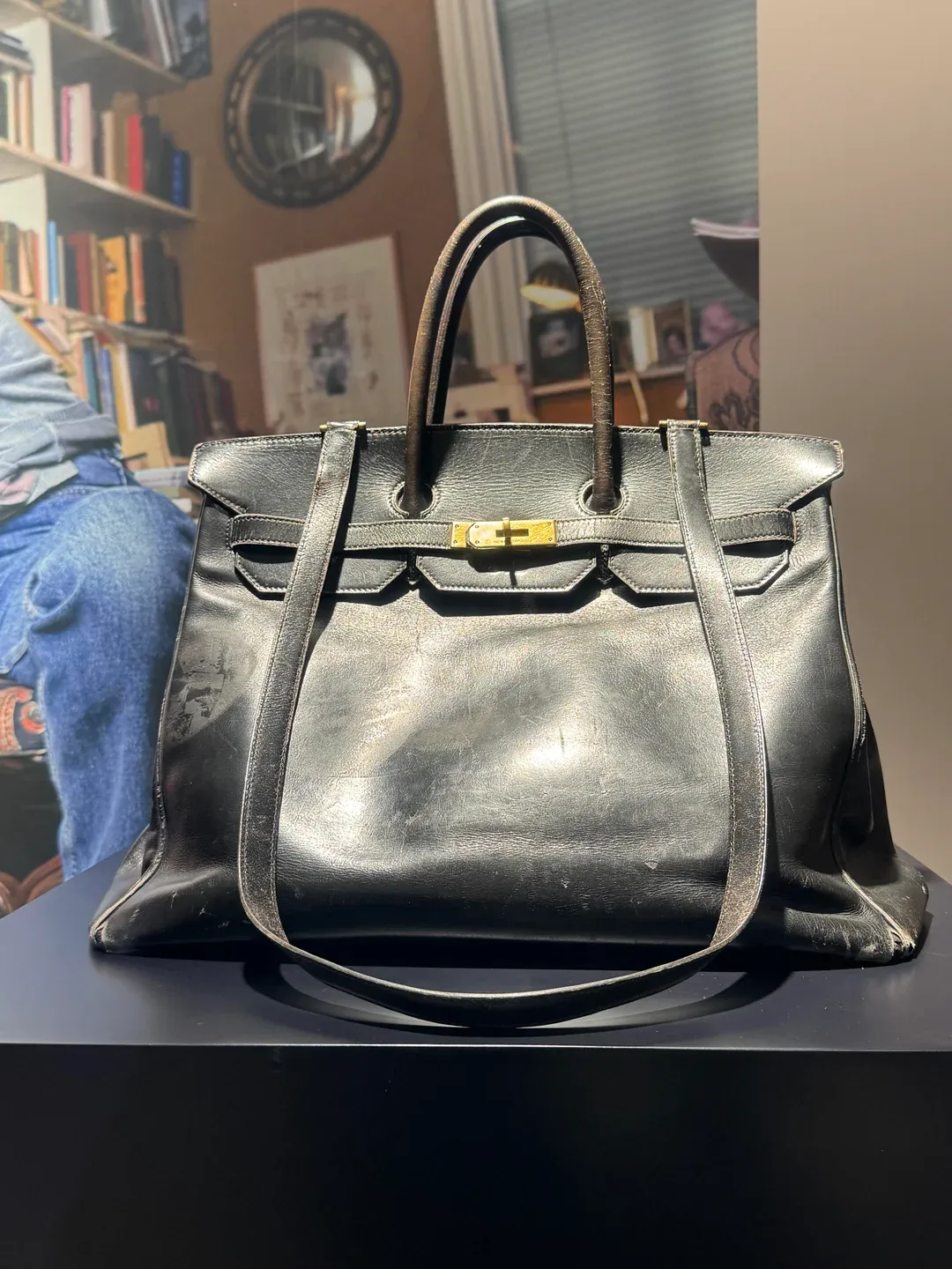 原型包正面照&nbsp;—&nbsp;顯示固定肩帶同混合尺寸