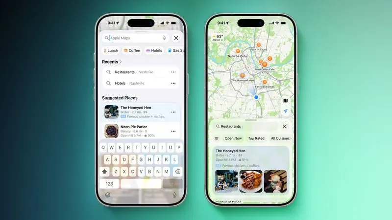 2. 導航體驗升級：Apple Maps 引入「建議地點」