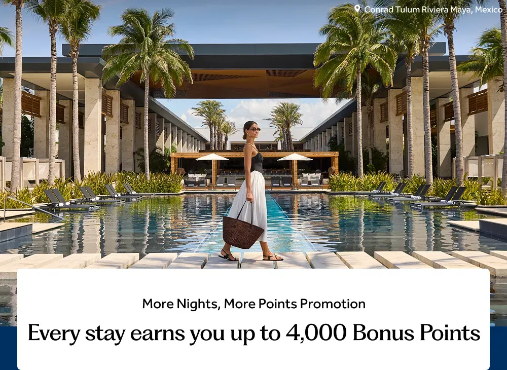 Hilton Honors「More Nights, More Points」2026