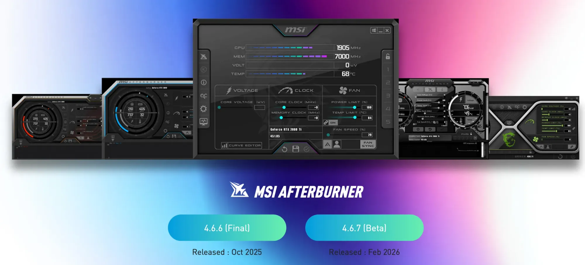 顯示卡優化工具(以 MSI Afterburner 為例)