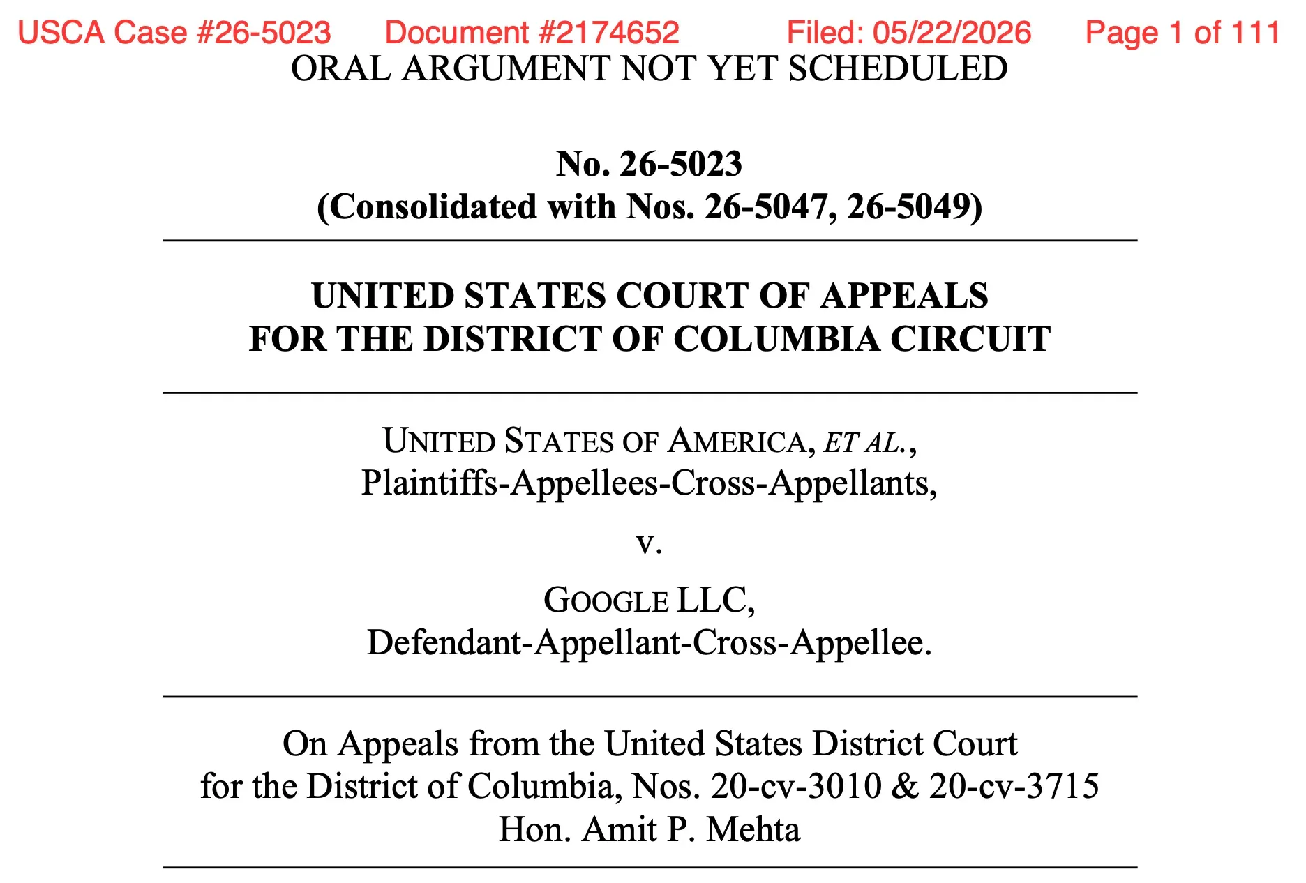 Google正式提出上訴:三大核心理據逐個睇