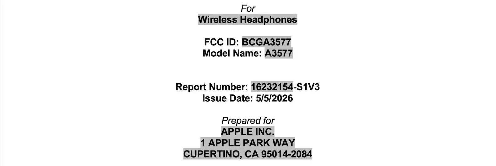 FCC 文件揭示神秘型號 A3577
