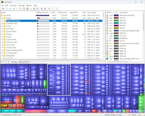 WinDirStat:精準找出佔用空間元兇