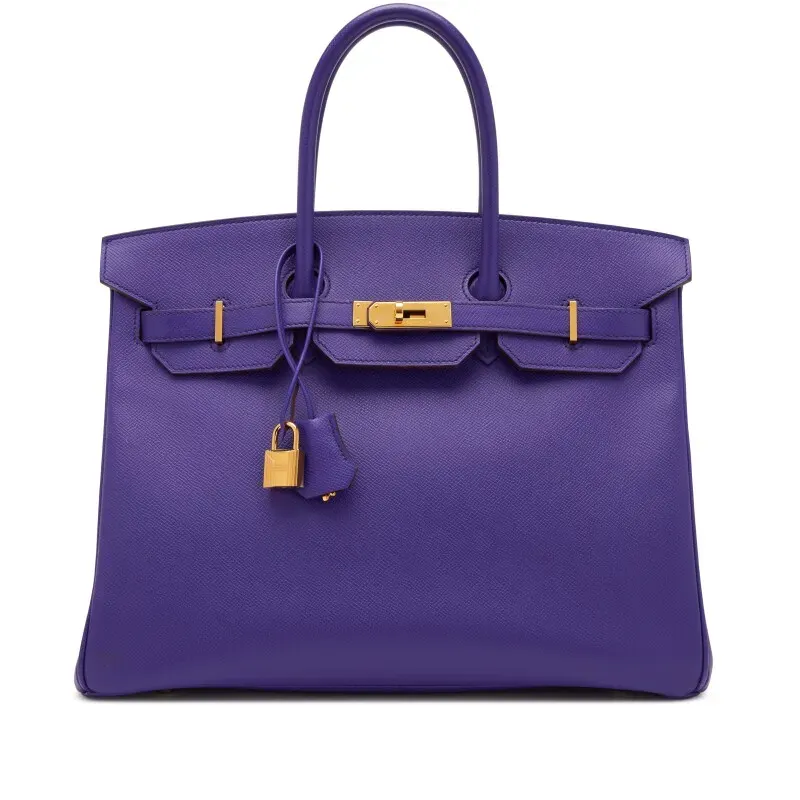 Hermès Birkin 35 Crocus #9W Epsom，Gold Hardware，2012&nbsp;實物圖