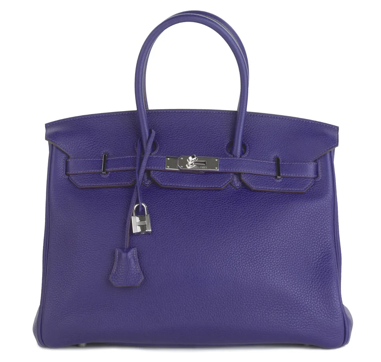 Hermès Birkin 35 Ultraviolet #5L Clemence，2010&nbsp;實物圖