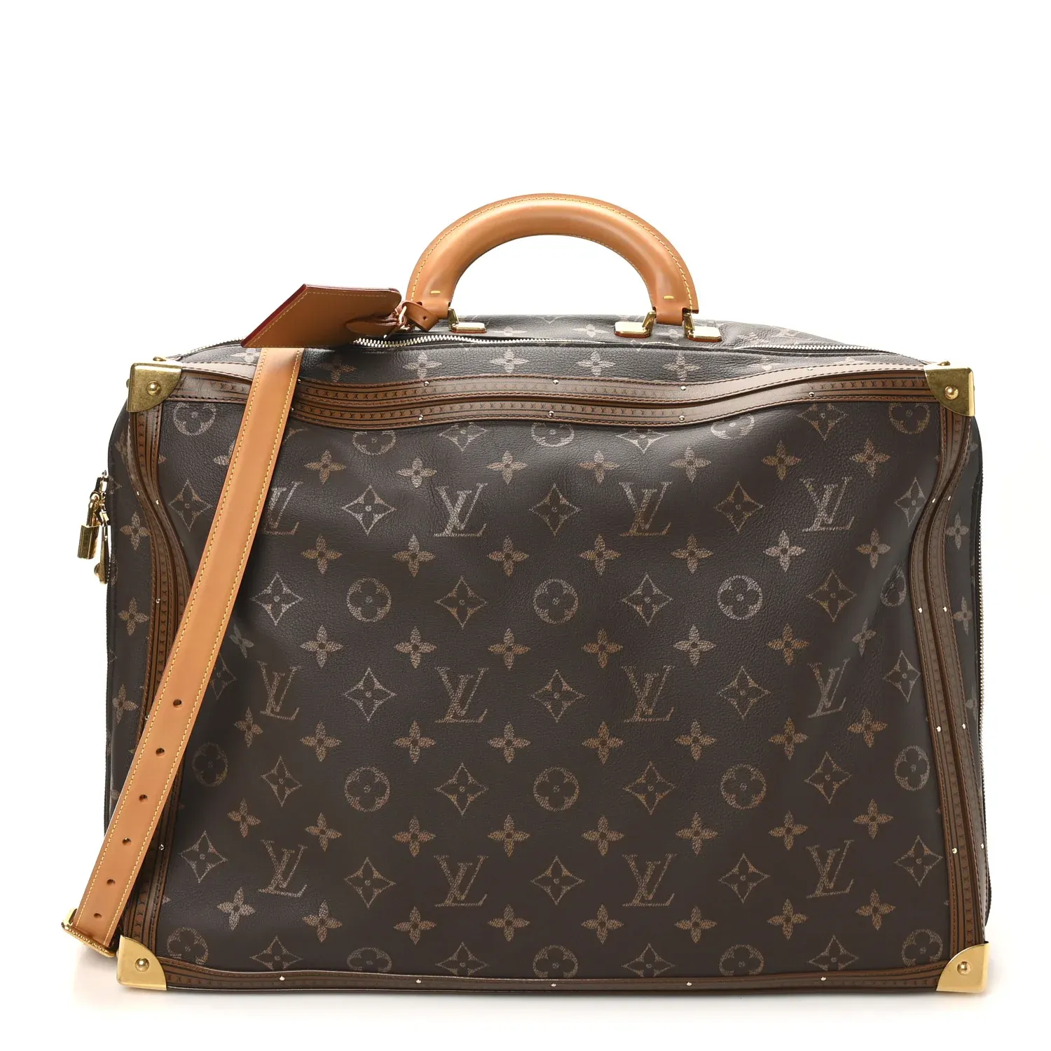 Louis Vuitton Monogram Soft Bisten Trunk參考圖片。袋款以Louis Vuitton經典旅行硬箱為設計靈感,結合Monogram帆布及軟身箱型輪廓,近年曾多次出現於運動員及名人公開造型之中。