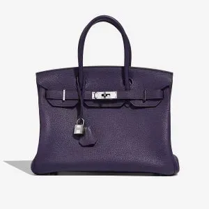 Hermès Birkin 30 Iris #9K（鳶尾紫）Togo，實物圖