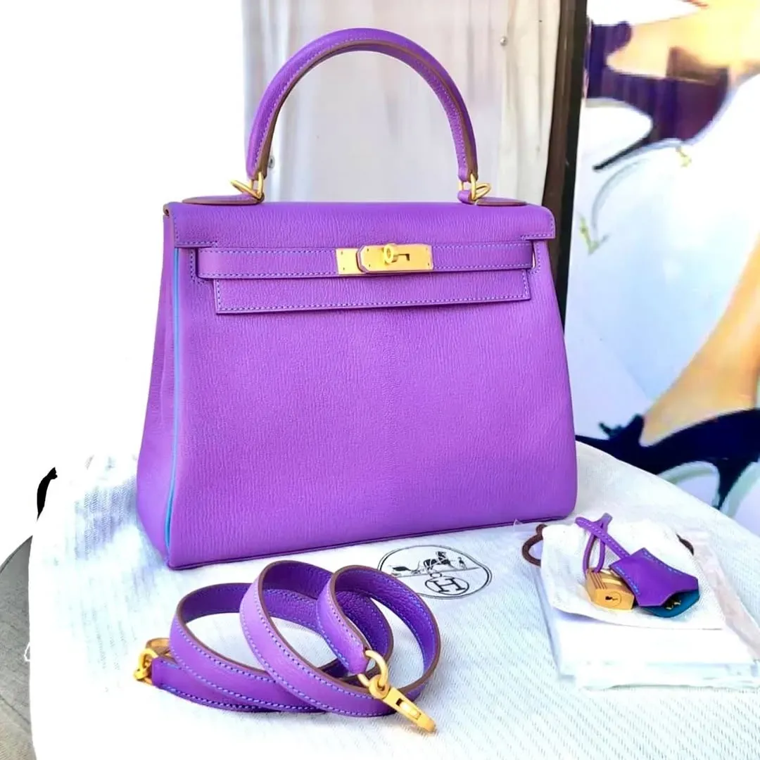 Hermès Kelly Parme #9P&nbsp;實物圖