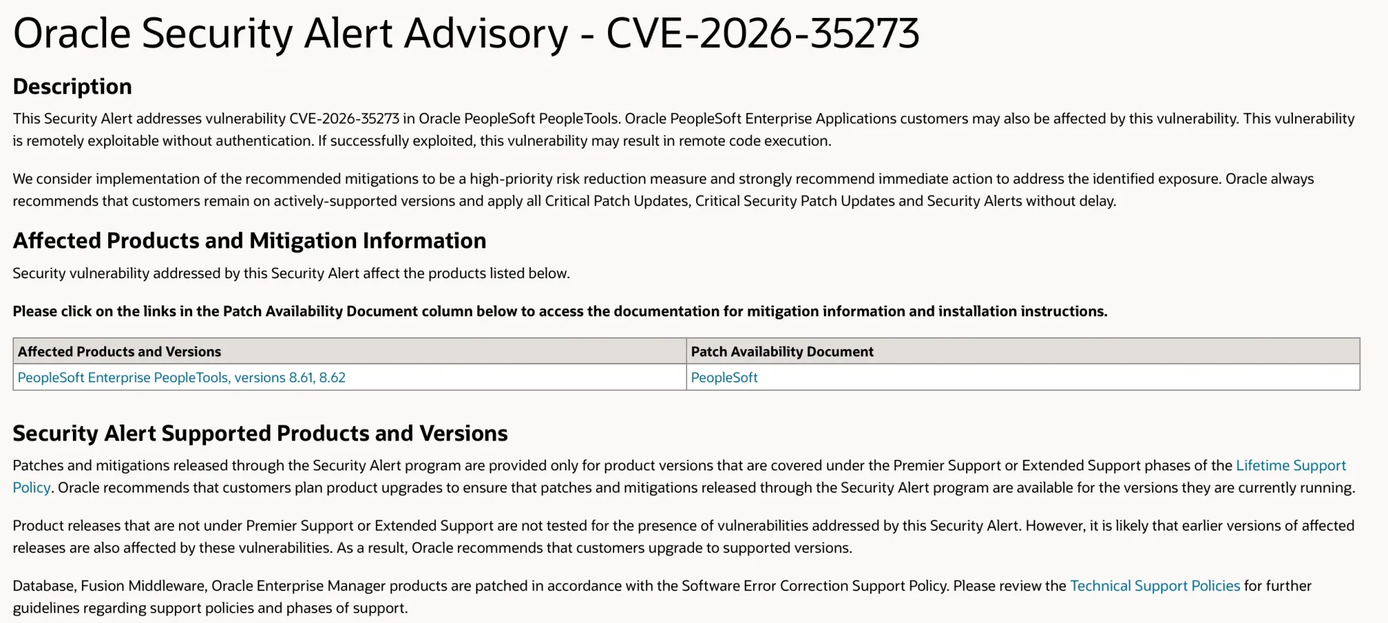 Oracle PeopleSoft 爆出嚴重漏洞 超過 100 間機構遭黑客入侵