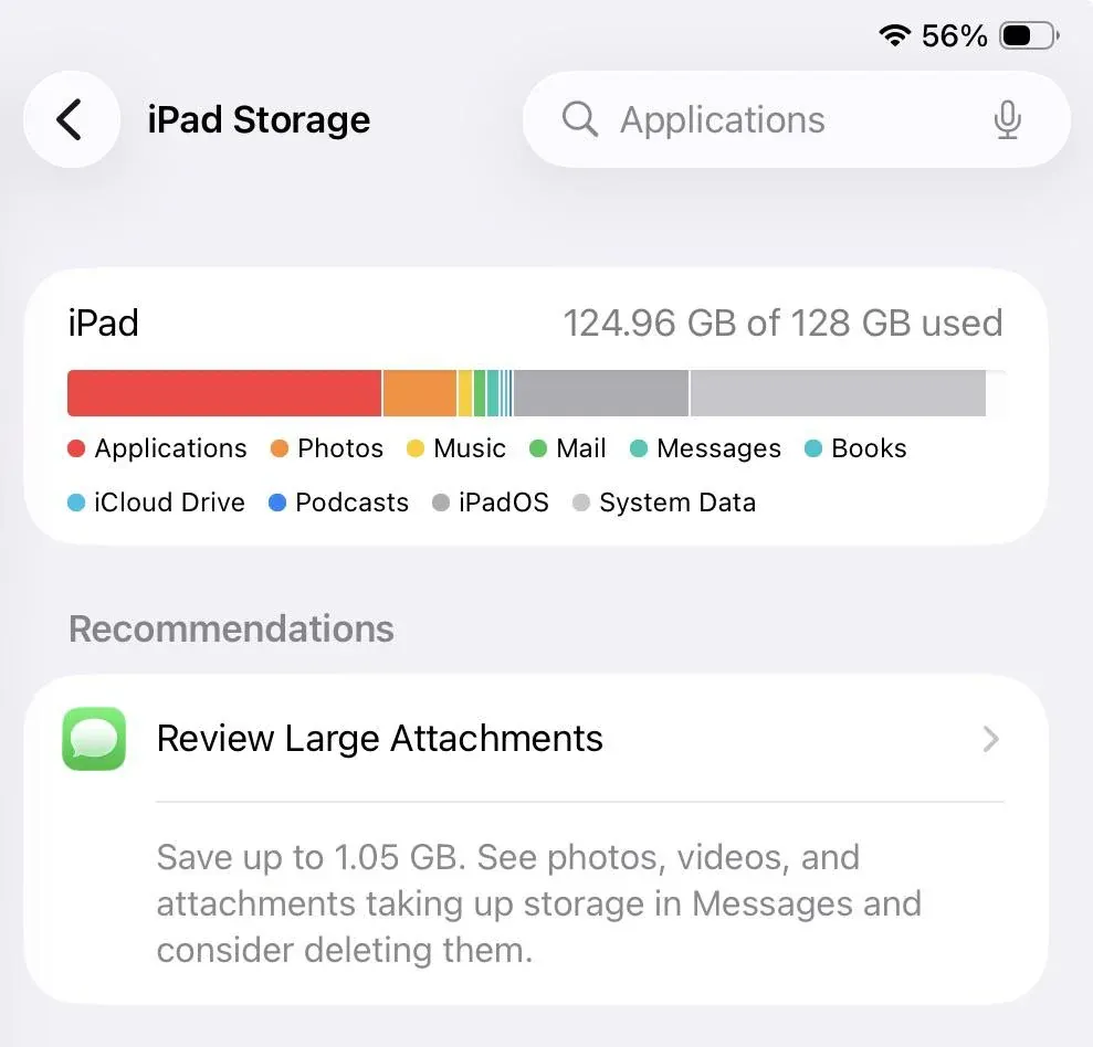 iPadOS 究竟會「食」幾多容量?