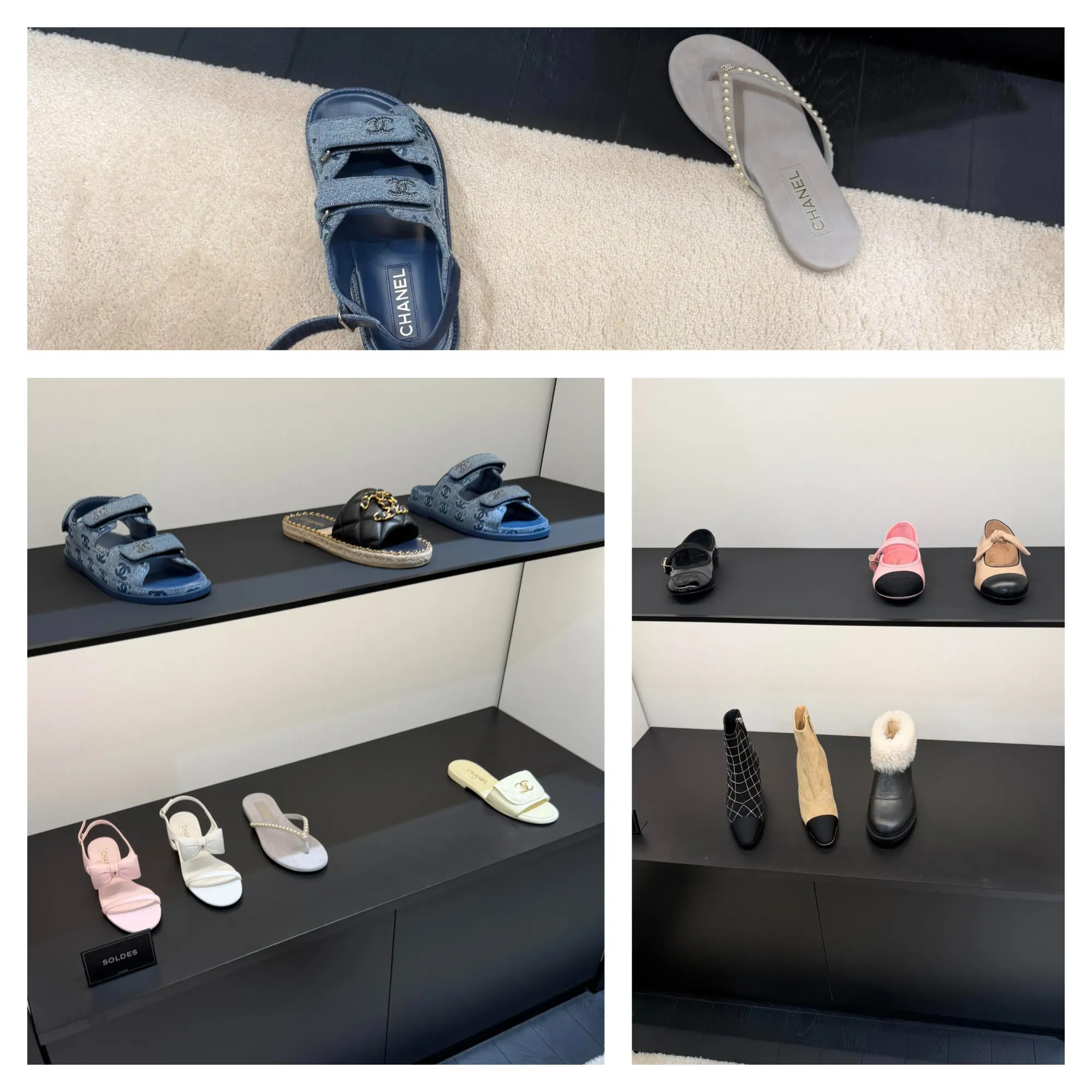 日本網民分享&nbsp;CHANEL Markdown&nbsp;鞋履區實況，現場放滿減價鞋款，佢更形容現場好似「菜市場」一樣熱鬧，反映&nbsp;Markdown&nbsp;開始後吸引唔少人到場選購。