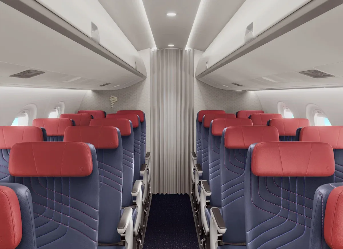 Embraer E-Jet系列一直以嚟最受旅客歡迎嘅優點,就在於機艙採用2-2座位佈局。