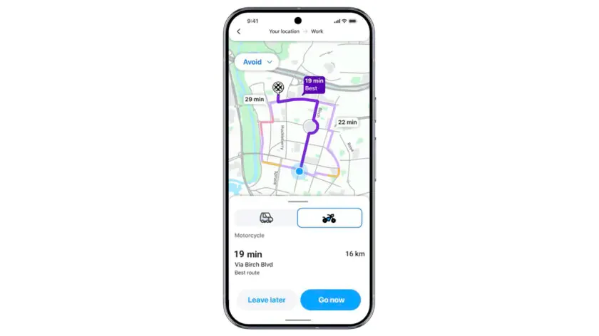 AI 驅動「電單車模式」:專為兩輪騎士避險而設