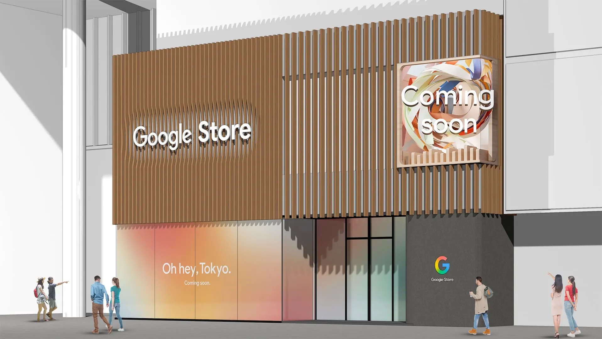全新嘅 Google Store 旗艦店座落於東急 Plaza 表參道「OMOKADO」嘅地下(一樓)。