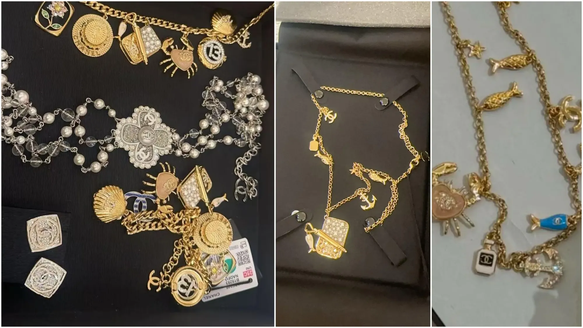 香港&nbsp;CHANEL 2026 Summer Markdown&nbsp;現場分享。圖中可見&nbsp;25C&nbsp;系列心心蟹及海洋元素設計&nbsp;Costume Jewelry（時尚首飾），屬較具系列主題特色嘅款式。