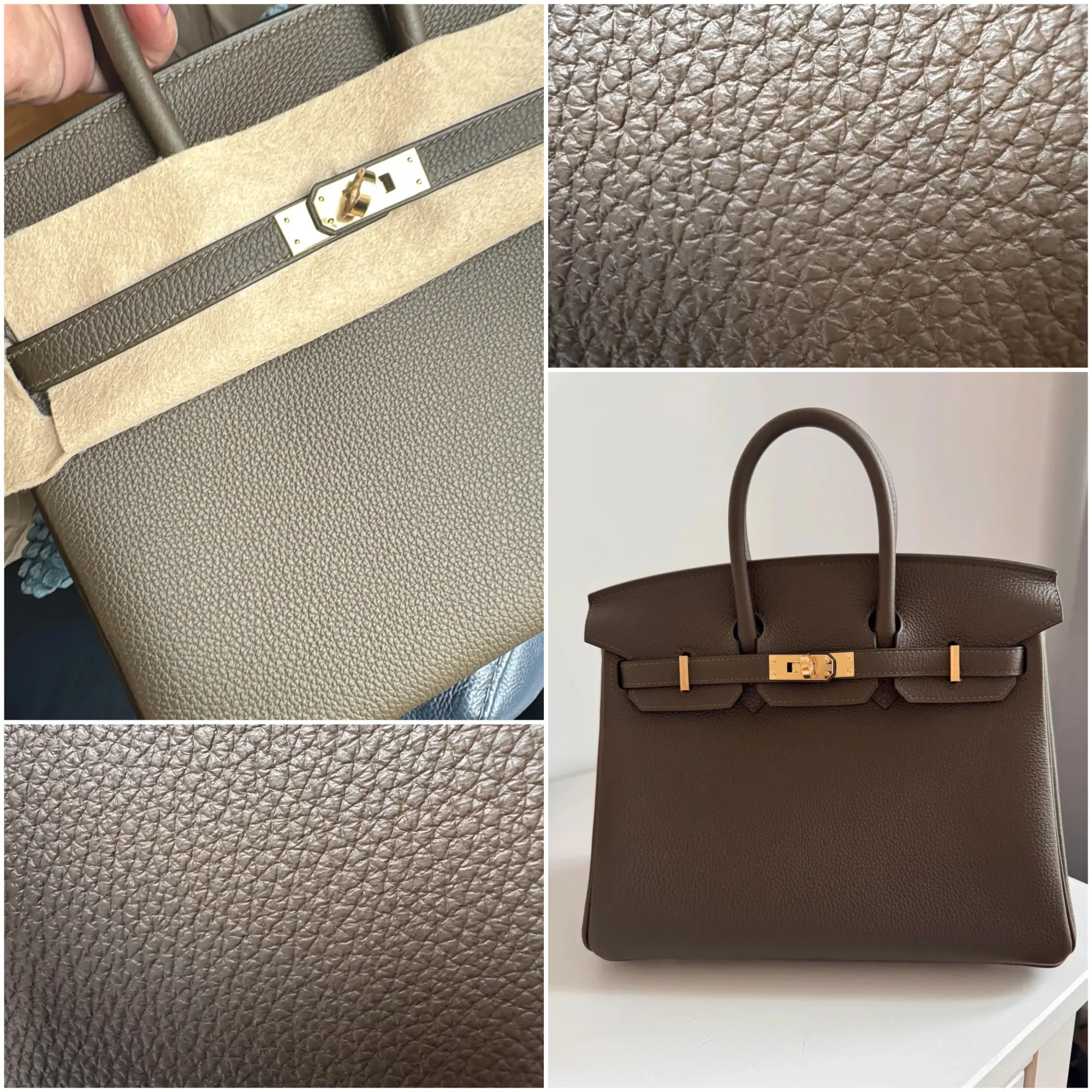 有收藏者分享首次入手&nbsp;Birkin 25 Vert Loden（洛登綠），形容手袋喺唔同光線下，顏色有時偏向橄欖啡色，有時又呈現較明顯嘅綠色層次；佢亦認為&nbsp;Permabrass（PBHW，香檳金色五金）令整體配搭更加柔和，同時比一般五金更少見。