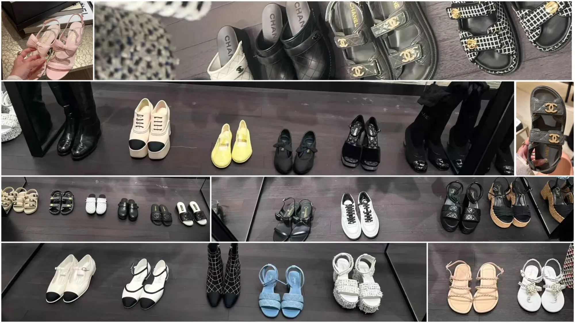 香港&nbsp;CHANEL Summer Markdown&nbsp;鞋履區實拍。