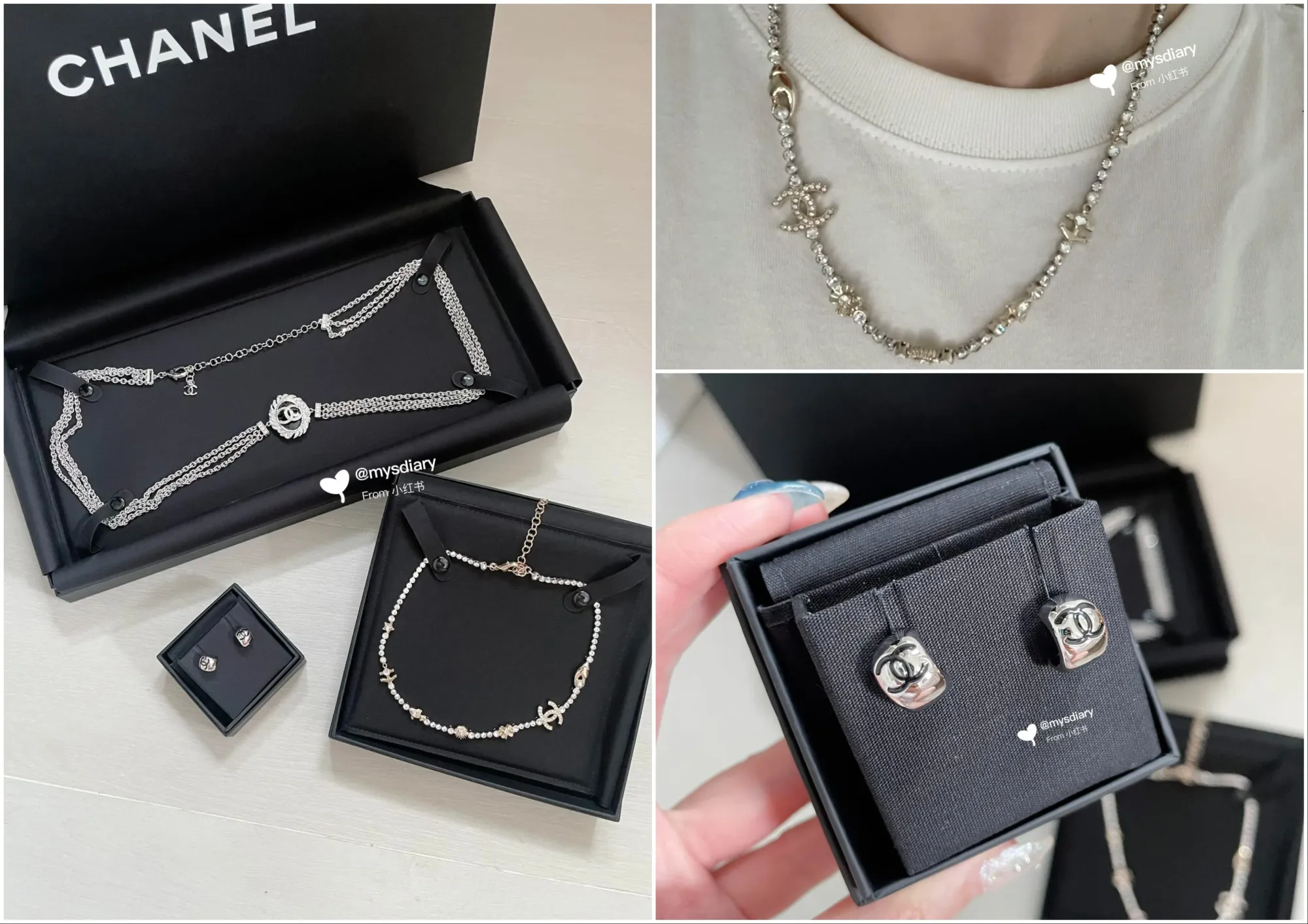 香港收藏者分享今季&nbsp;CHANEL Summer Markdown&nbsp;入手成果，包括腰鏈及頸鏈。