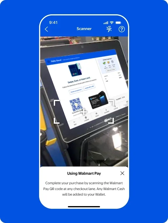 Walmart轉為大力推廣自家嘅Walmart Pay同Scan-and-Go。