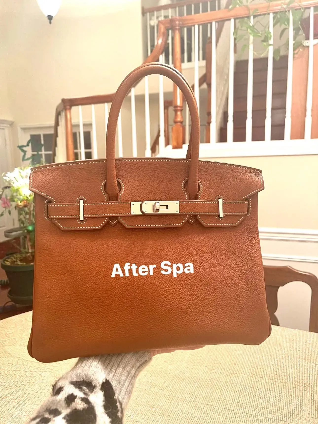 樓主分享Barenia Faubourg B30經Hermès Spa處理後嘅狀態,袋身恢復接近新袋模樣,亦成為五年收藏故事嘅另一個起點。