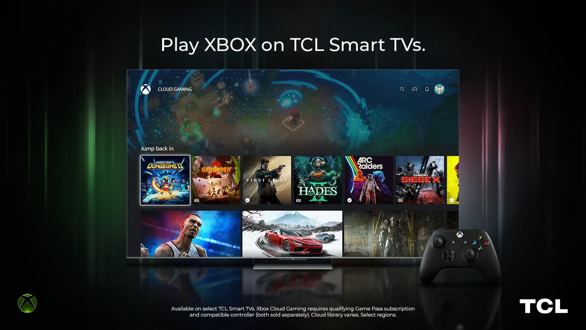 微軟(Microsoft)9月4日宣佈同電視品牌 TCL 達成合作協議,預計喺未來幾個月內,會將 Xbox App 引入支援嘅 TCL 智能電視。